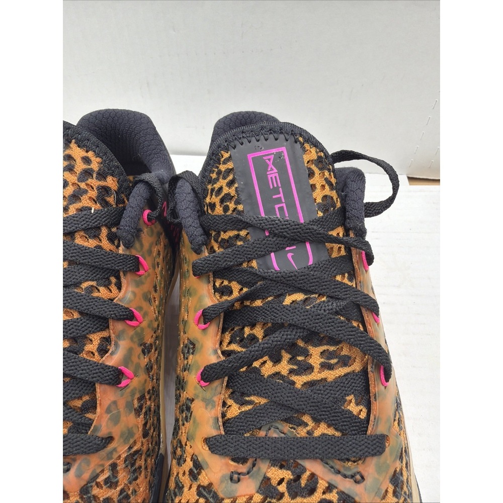 Nike Metcon 6 Women Size 7 AT3160-096 Leopard Cheetah Print Training Shoes - Picture 7 of 16